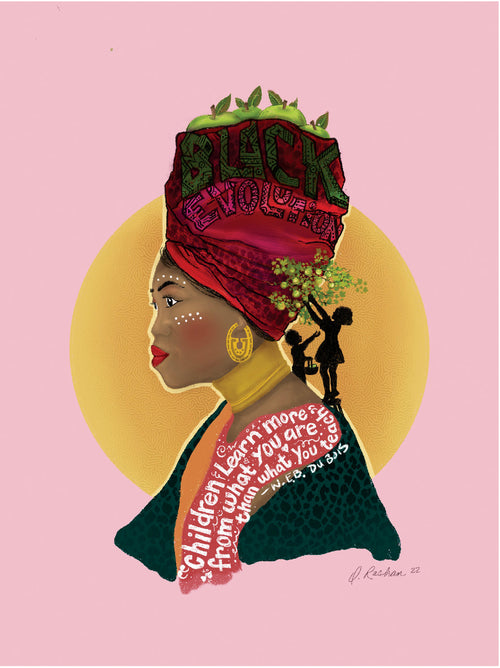 Black Evolution: Giclee Print