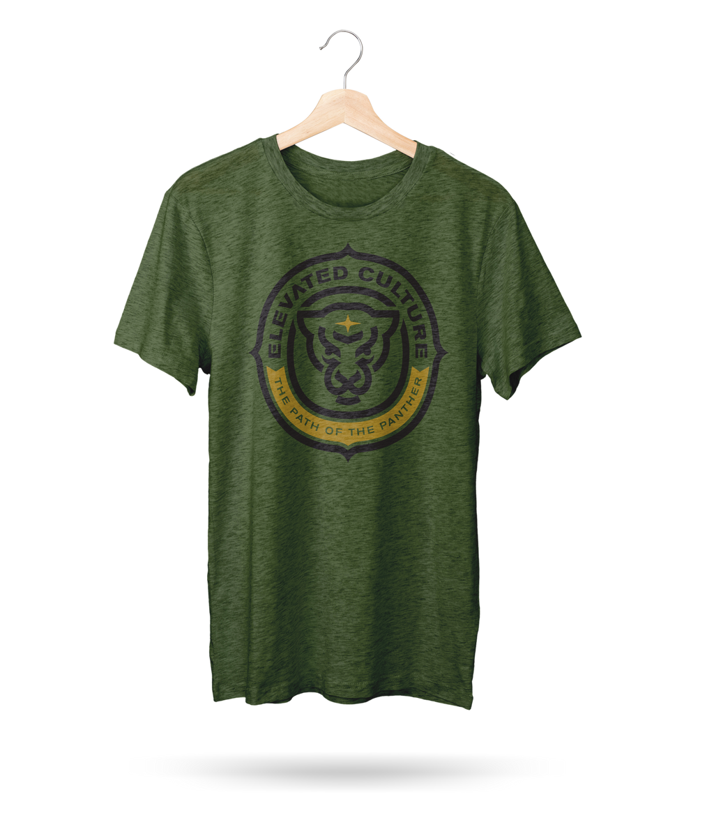 Shield Logo Olive Tee