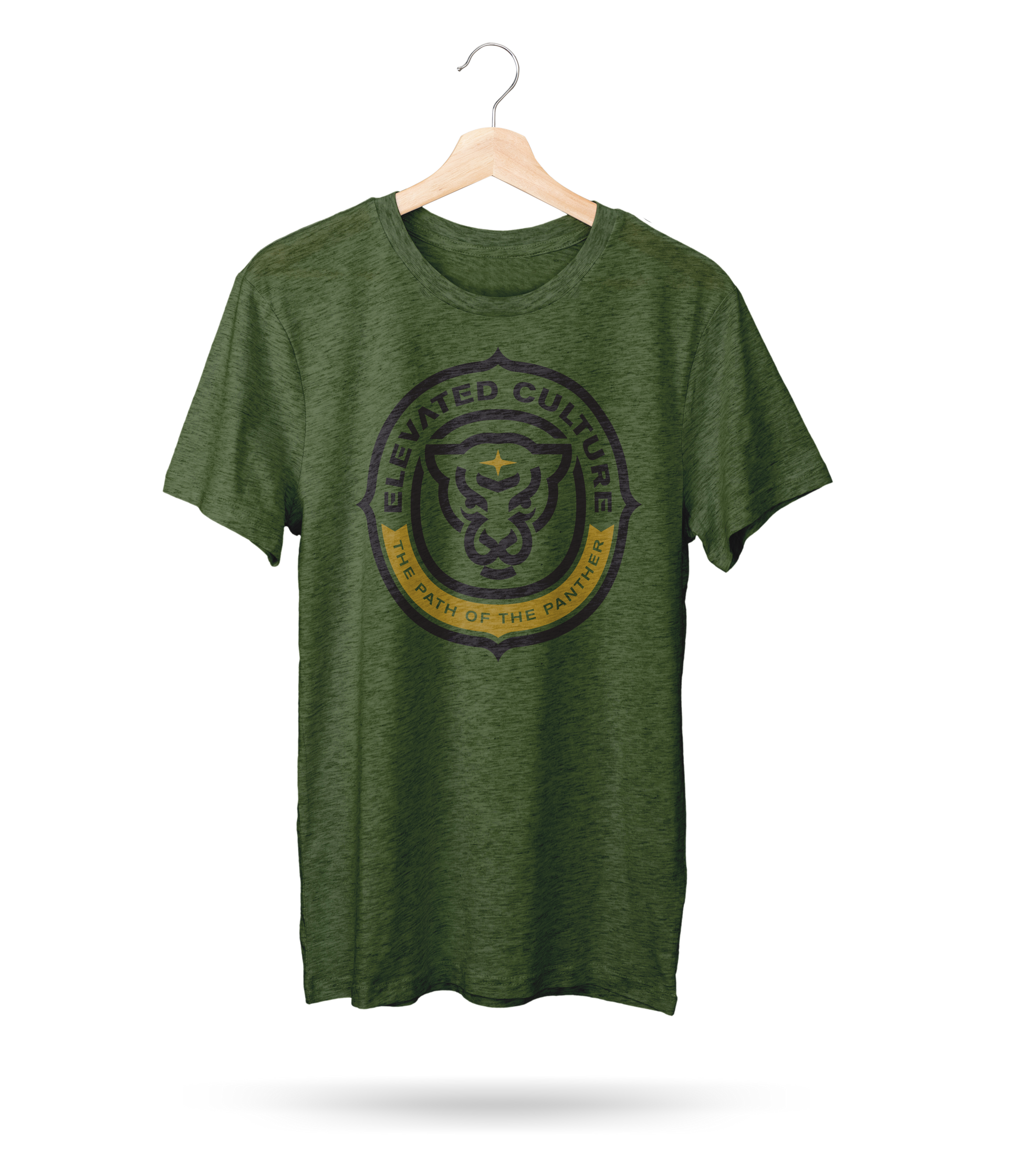 Shield Logo Olive Tee