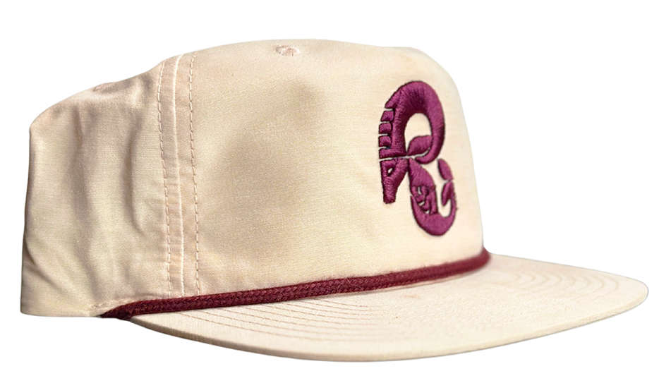 Raynandole Visionary Snapback – Pale Peach / Maroon Edition